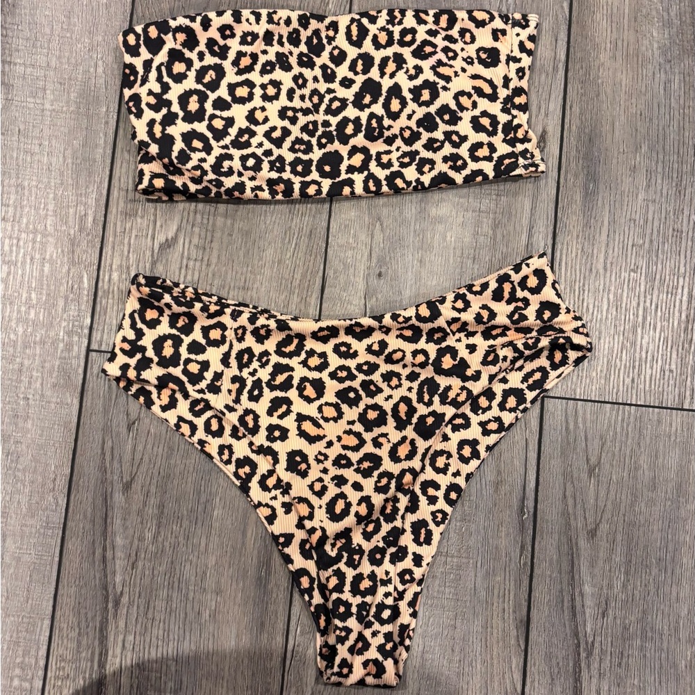 Leopard Print Bikini Set
